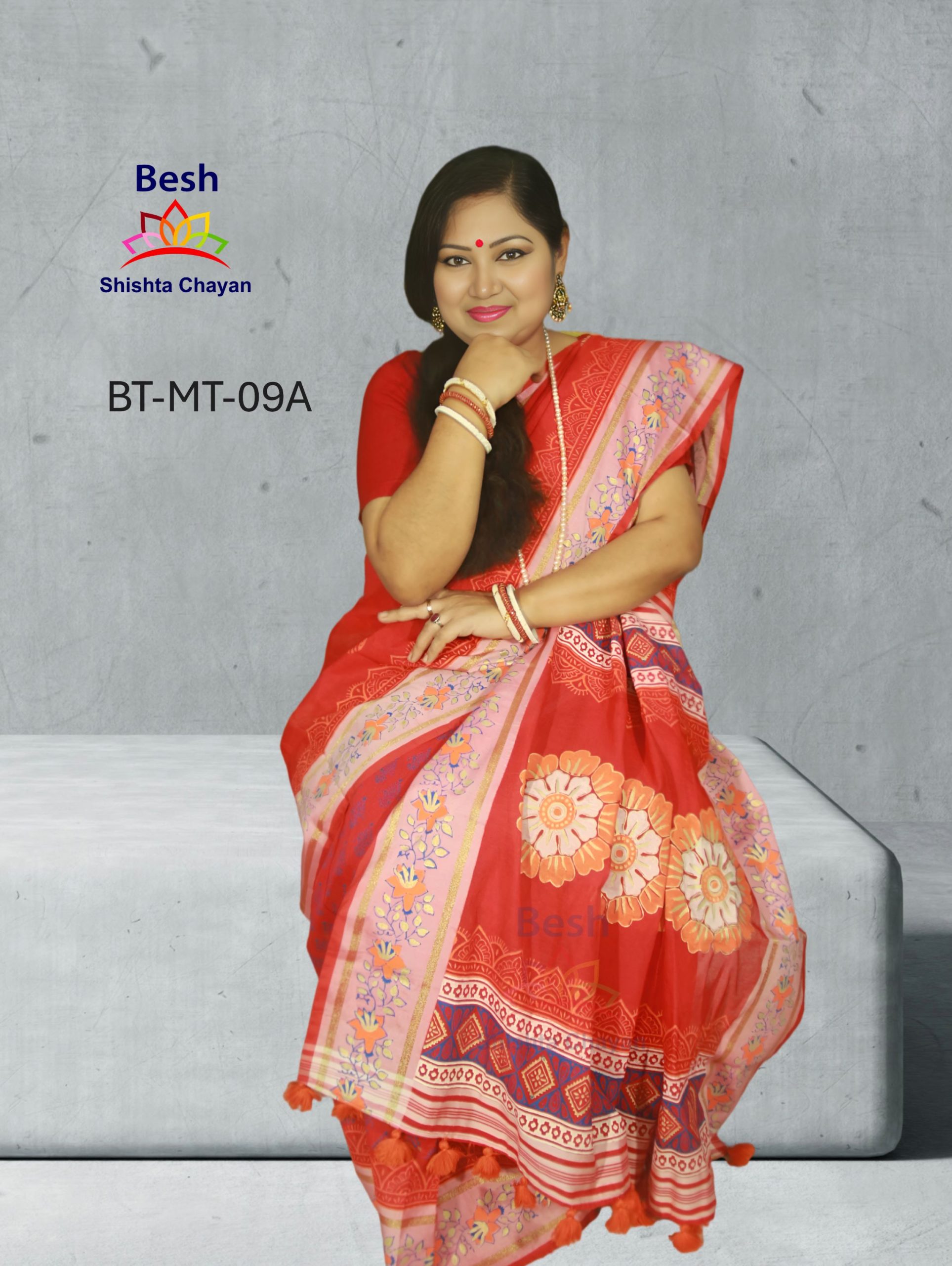 Half Silk Saree BT-MT-09A